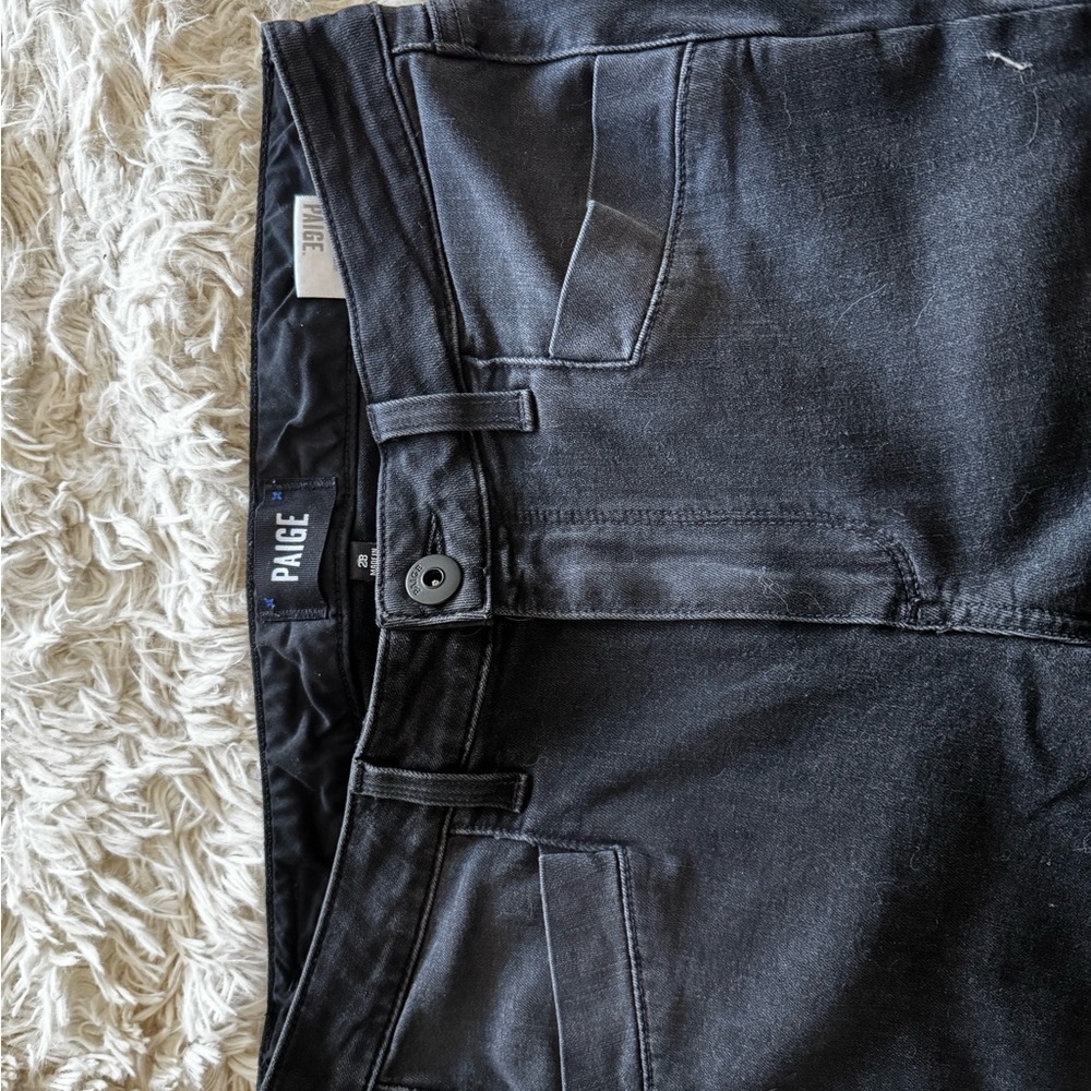 PAIGE Black Skinny Jeggings - Picture 2 of 3